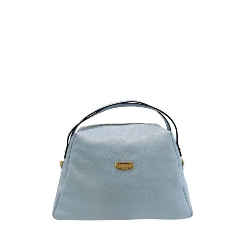 Baldinini Trend Blue Leather Women Women's Bag